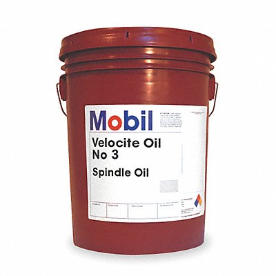 MOBIL 103866 Spindle Oil Amber Mineral 5 gal.