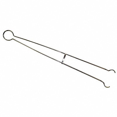 GRAINGER 5ZPV2 Julian Tongs 18 In Nickel Plated Steel