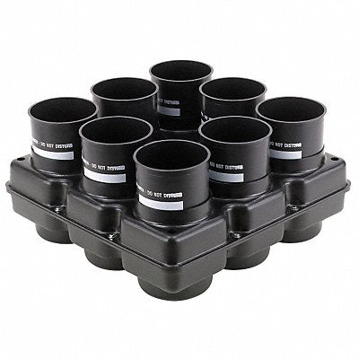 GRAINGER 5ZPX4 Test Cylinder Transport Rack 6 In