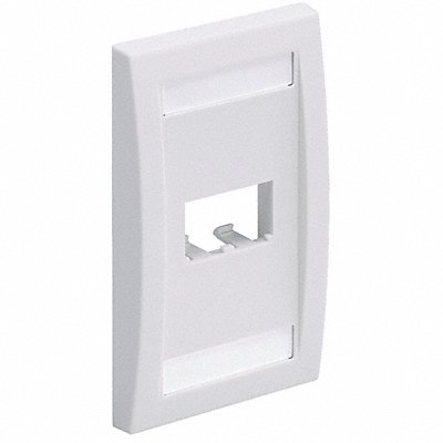 PANDUIT CFPE2IWY Wall Plate Single Gang 2 Ports Off White