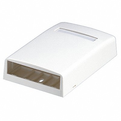 PANDUIT CBX4WHAY Surface Mount Box Mini Com 4 Port White
