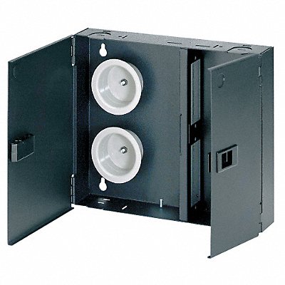 PANNET FWME2 Fiber Enclosure 10.18in H 2.32in D Black