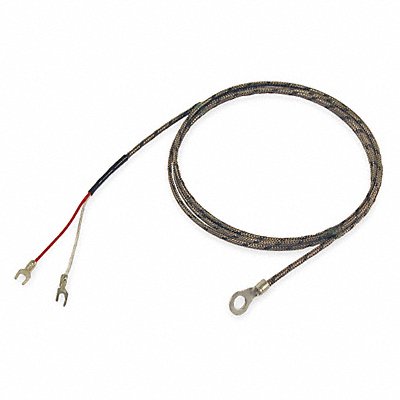 TEMPCO TRW00023 Thermocouple Probe Type J Lead 4 ft L