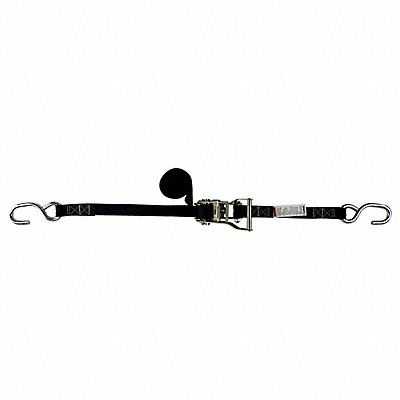 LIFT-ALL 60106 Tie Down Strap S-Hook Black