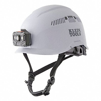 KLEIN TOOLS 60150 Safety Helmet White w/Vents Light