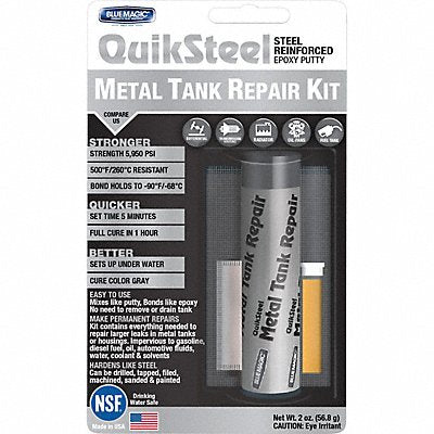 BLUE MAGIC 6022KTRI Tank Repair Kit Dark Grey 2 Oz