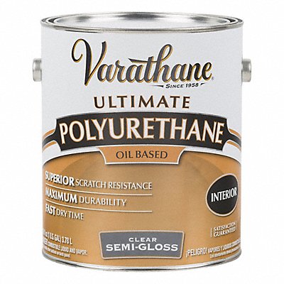 RUST-OLEUM 6032 Polyurethane Clear Semi-Gloss 1 gal.