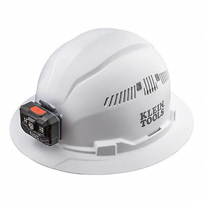 KLEIN TOOLS 60407RL Hard Hat Vented Brim w/Headlamp