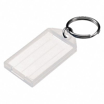 LUCKY LINE PRODUCTS 6051010 ID Key Tags with Flap Clear PK10