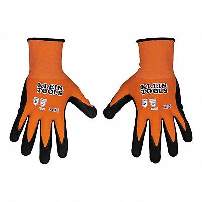 KLEIN TOOLS 60582 Knit Dipped Gloves Cut Level A1 XL PK2