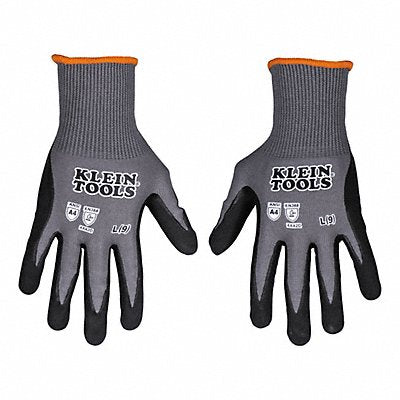 KLEIN TOOLS 60589 Knit Dipped Gloves Cut Level A4 L PK2