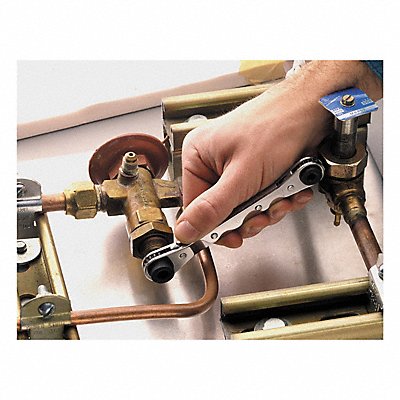 YELLOW JACKET 60617 Sporlan Valve Wrench Steel Chrome Finish