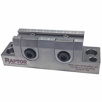 RAPTOR RWP042SS 3/8 SS DOVETAIL FIXTURE - DOUBLE CLAMP