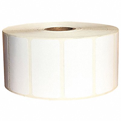 GRAINGER 60DY34 Barcode Printer Label 2 W 1 H White