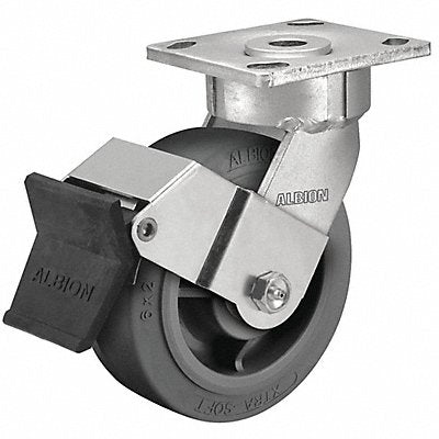 ALBION 18XS06229SFBE Castor Rubber 600 lb 6 in