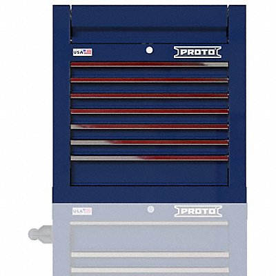 PROTO JSTV2728CS07BL Gloss Blue Heavy Duty Top Chest