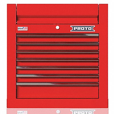 PROTO JSTV2728CS07RD Gloss Red Heavy Duty Top Chest