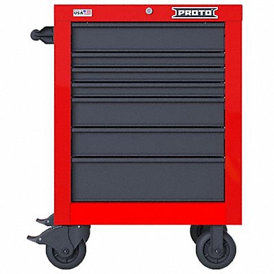 PROTO JSTV2739RS07RG Rolling Tool Cabinet Red Heavy Duty