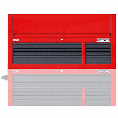 PROTO JSTV5528CD08RG Gloss Red Heavy Duty Top Chest