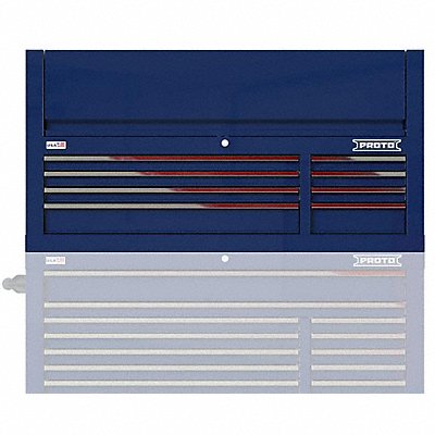 PROTO JSTV5528CD08BL Gloss Blue Heavy Duty Top Chest