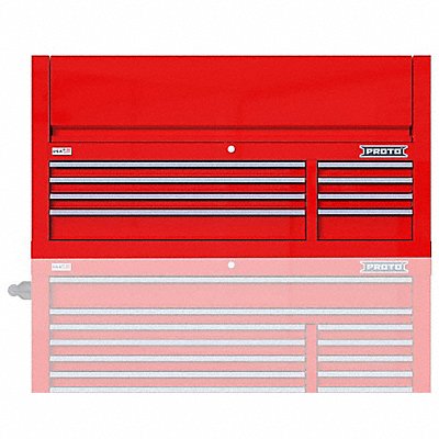 PROTO JSTV5528CD08RD Gloss Red Heavy Duty Top Chest