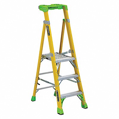LOUISVILLE LADDER FCP1403HD Platform Stepladder 6 ft 2 H