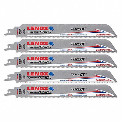 LENOX LXAR9110CT Reciprocating Saw Blade 9 L Blade PK5