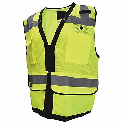 RADIANS SV59ZT2ZGD5X Safety Tether Vest Heavy Duty Green 5X
