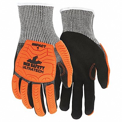 MCR SAFETY UT1952XXL Coated Gloves 2XL knit Cuff PK12