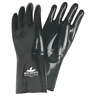 MCR SAFETY 6924XL K2808 Chemical Resistant Glove XL Black PK12