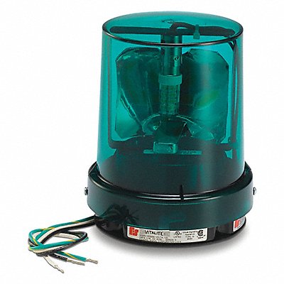 VITALITE 121SLED120G Warning Light Green LED 5-1/8 D