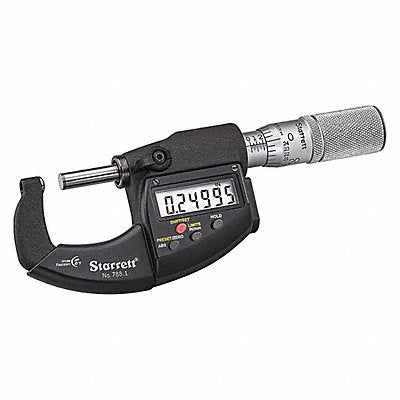 STARRETT 7881XFL Digital Micrometer