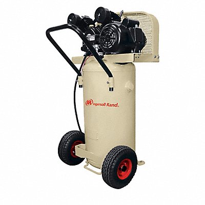 INGERSOLL RAND P15IUA9 Portable Air Compressor 20 gal Vertical