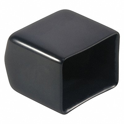 CAPLUGS VRF750X100016N967A11A Vinyl Rectangular Cap Flat End PK1000