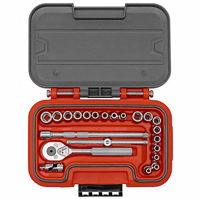 PROTO J47322S Socket Set 1/4 Drive 22 pcs. Metric/SAE
