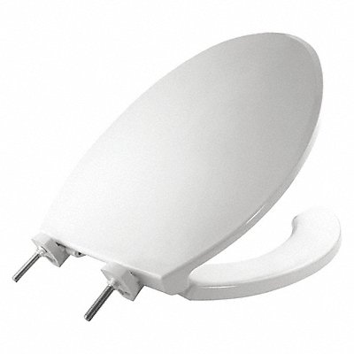 BEMIS 7650TDG000 Toilet Seat Open Front Standard White
