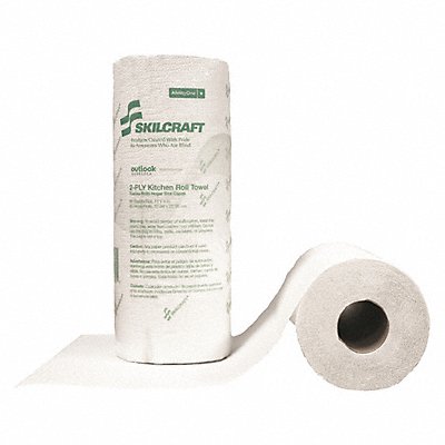 ABILITY ONE 8540010000000 Kitchen Roll Towel 63 3/4 ft Roll L PK30
