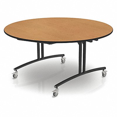 PALMER HAMILTON PHLIP203060RDOB Flip Top Table Round Golden Oak