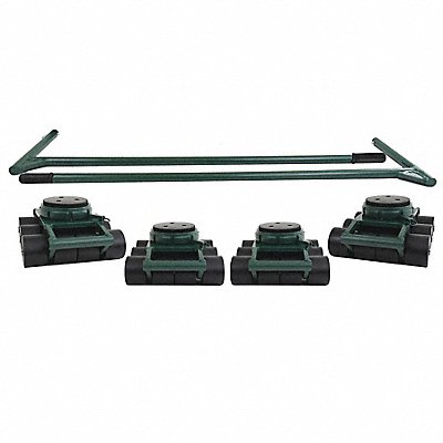 HILMAN ROLLERS RSBSP72P Bull Dolly Kit 6 3/4 in L Deck