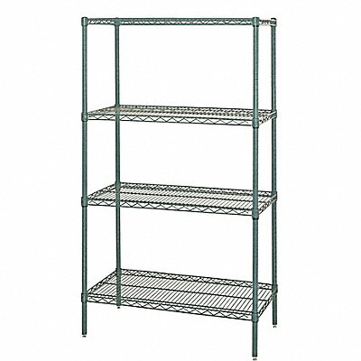 QUANTUM STORAGE SYSTEMS WR631872P Wire Shelving 18 in Overall Depth