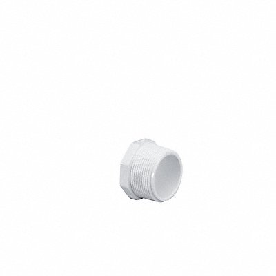 LASCO 450015BC Plug 1 1/2 in Schedule 40 MNPT White