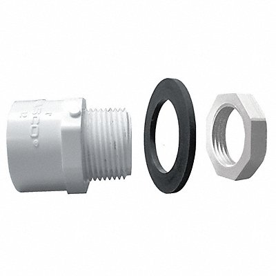 LASCO H436010 Adaptor 1 in Schedule 40 Socket x MNPT