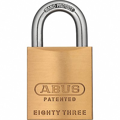 ABUS 83638 Padlock 3 5/16 in Body Height 6 Pin