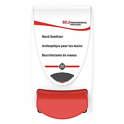 SC JOHNSON SAN1LDS Hand Sanitizer Disp WH 1 L 4 5/8 inD