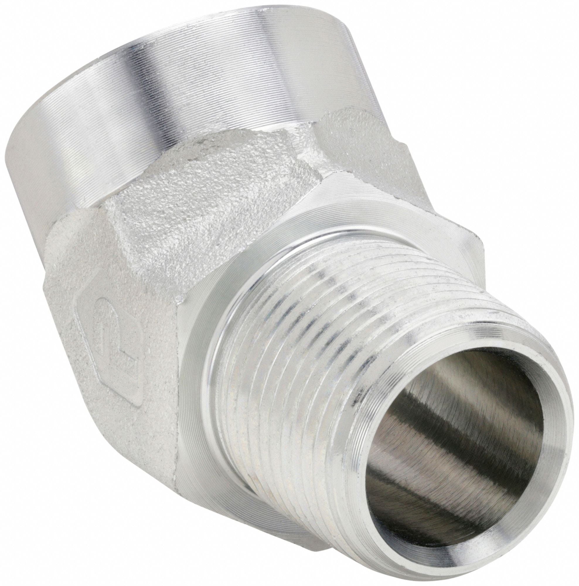 PARKER 114CD45S 45 Street Elbow Steel 1 1/4 in NPTF