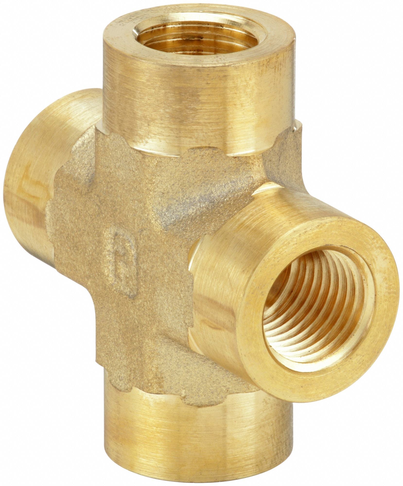 PARKER 18KMMOOB Cross Brass 1/8 in Pipe Size 3200 PSI