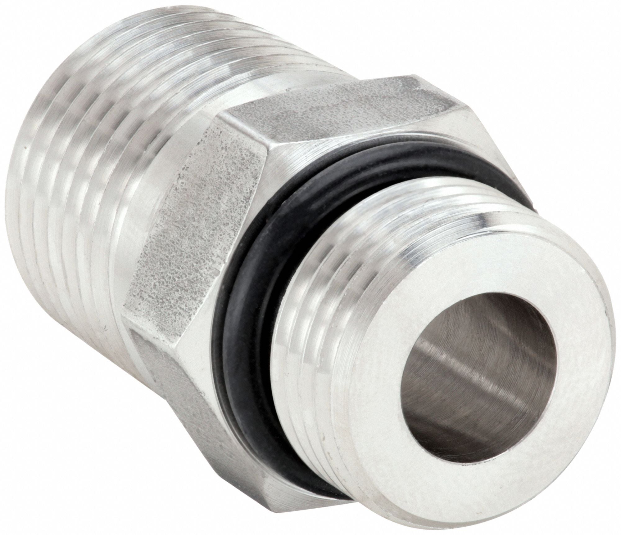 PARKER 812F5OFSS Adaptor 316 SS 1/2 in Male UNF x MNPTF