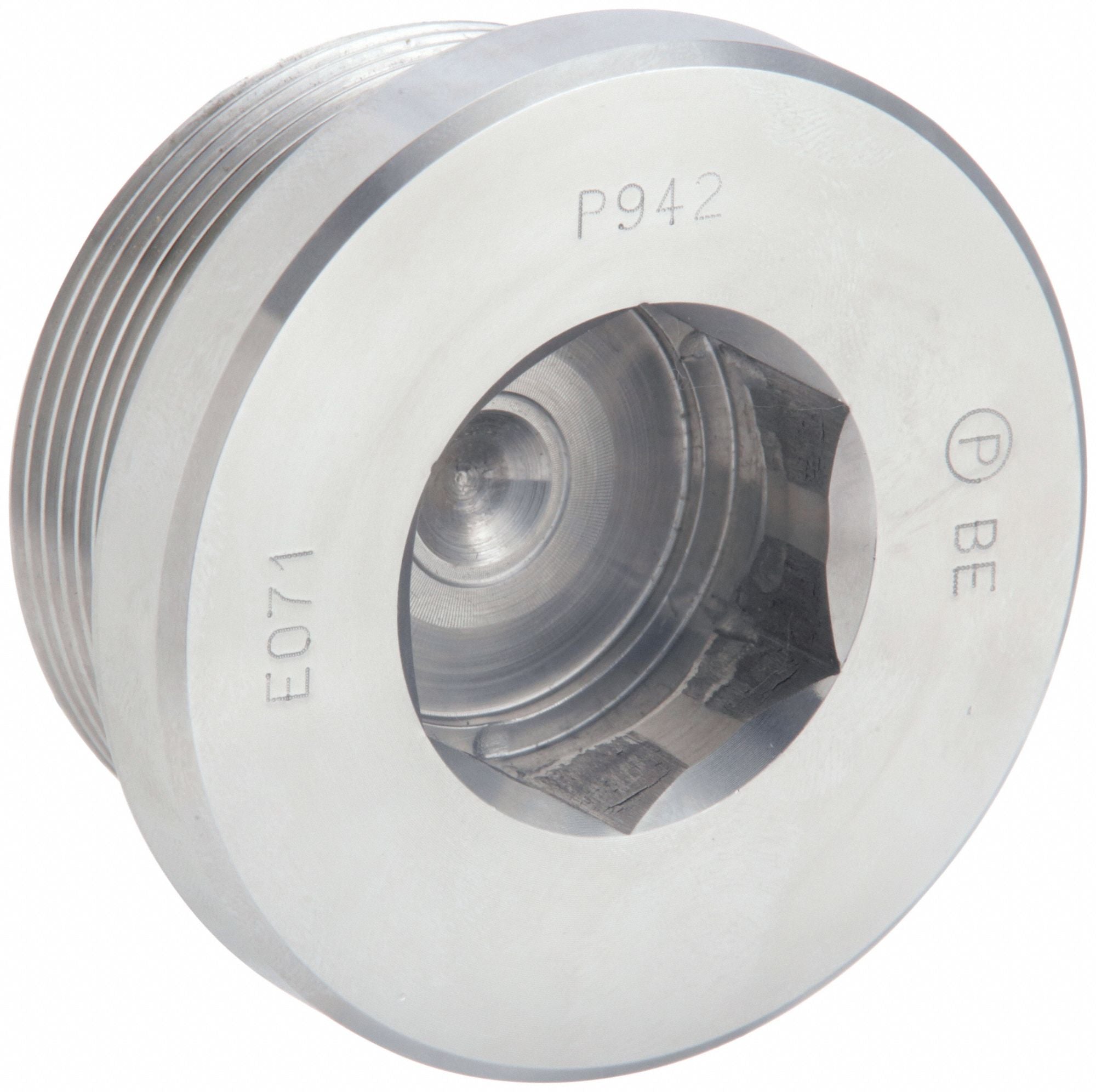 PARKER VSTI2ED71 Hollow Hex Plug 316 SS 2 in Male Metric