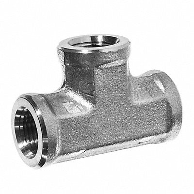 GRAINGER ZUSAPF7887 Tee 304 SS 1/4 Pipe Size Female NPT