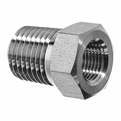 GRAINGER ZUSAPF7870 Hex Bushing 304 SS 3/8 x 1/4 NPT